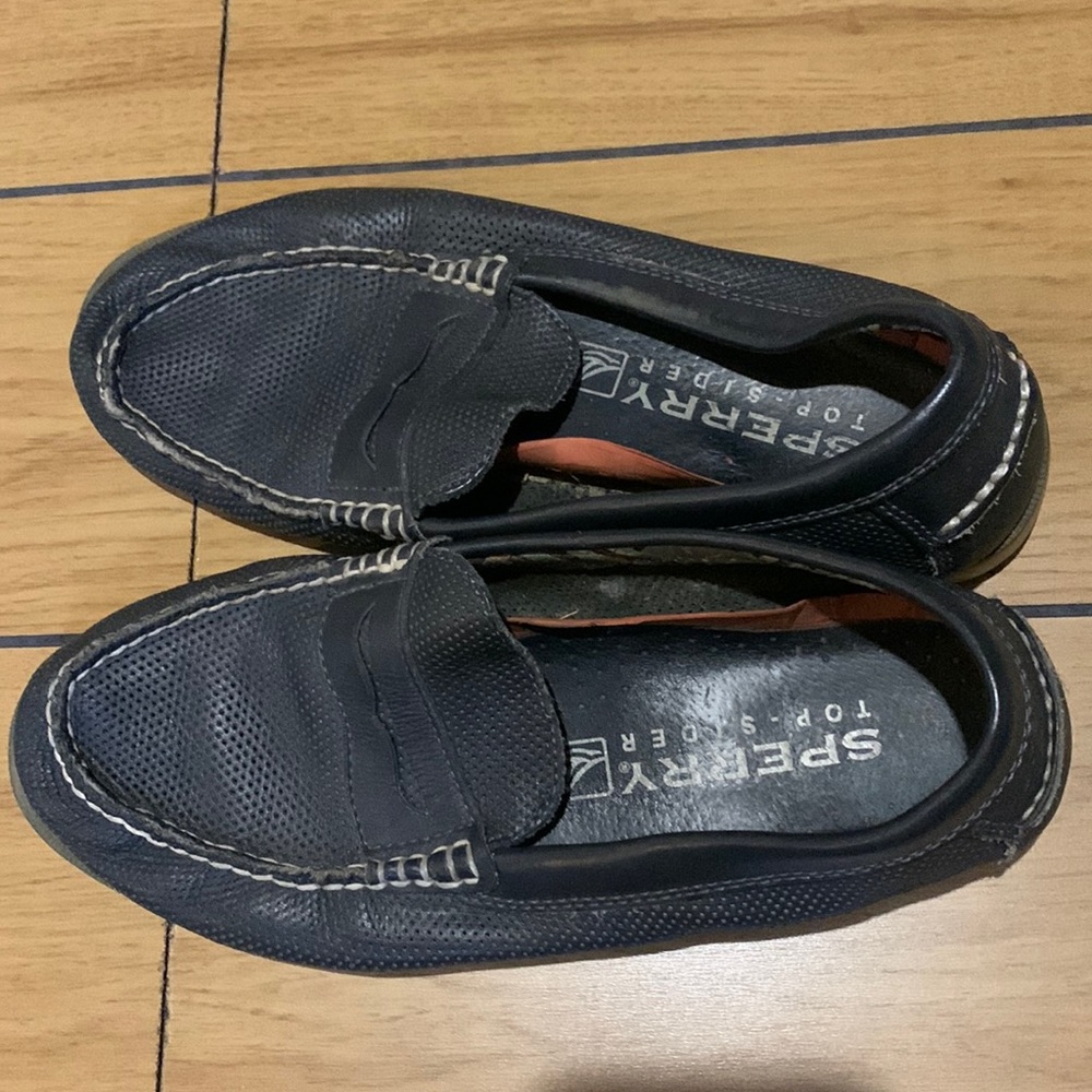 Sperry Topsider perforated boat shoes